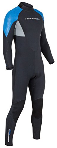 Henderson 7mm Thermoprene Pro Men’s Back Zip Jumpsuit Black/Blue