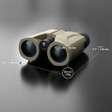 Force Technologies ATN 10x42 Laser Ballistics Binocular with Laser Rangefinder, Bluetooth, Ballistic Calculator and Mobile App Sand