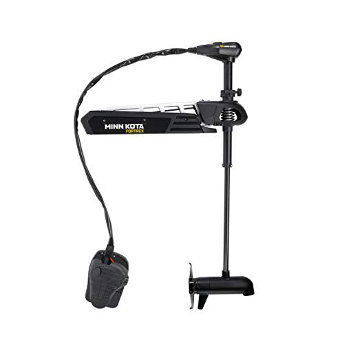 Minn Kota Fortrex 80 lb. Thrust Trolling Motor with Dual Spectrum Chirp Sonar, 45" Shaft, Foot Control Black