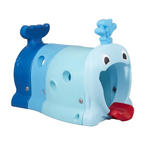 ECR4Kids Willow Climb-N-Crawl Whale Junior Play Structure Blue