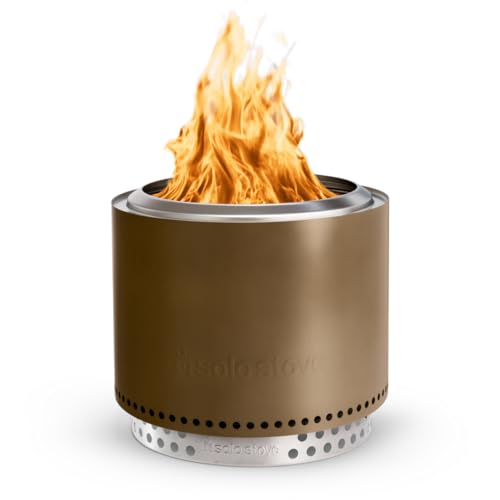 Solo Stove Bonfire w/Stand | 19.5" Smokeless Wood Burning Fire Pit, Bronze