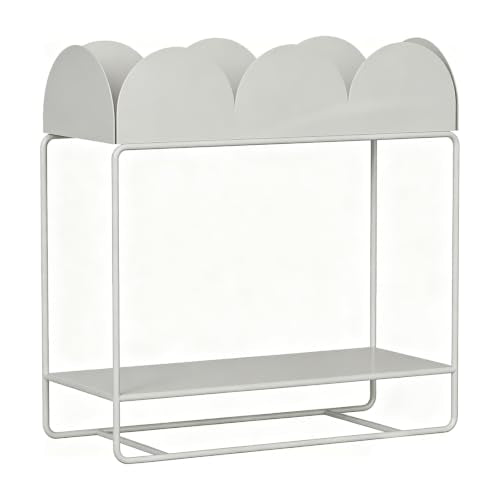 ARTUNV Tier Flower Display Stand with Buckets Metal Shelf for Shop Patio