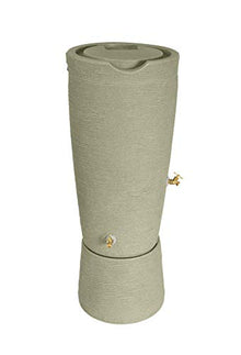 Impressions Stone 50 Gallon Rain Saver - 2 pc with Stand - Sandstone