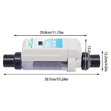 LZDOYY EC20 Saltwater Pool Chlorine Generator, Automatic Salt Water Chlorination System for Swimming Pools up to 26000 Gallon, Saltwater Chlorine Generation Machine for Spas and Hot Tubs,8g/h-220V