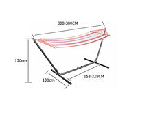 YRHH Garden Hammock with Stand, Double Hammock with 550lbs Max Load, Portable Camping Hammock, Height Adjustable Hammocks, Outdoor Camping Patio