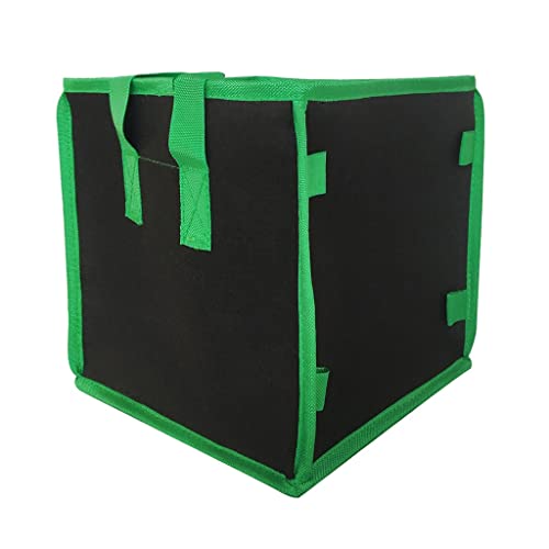 Square Potato Grow Bag Nursery Tomato Plant DIY Potato Planting Bucket Felt Grow Flower Fabric Grow Pot Non-Woven Seedling Bag (Size : 7 gallons) (3 gallons)