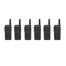 Motorola Solutions 6 Pack SL300 Digital VHF 2 Channel Radio Black