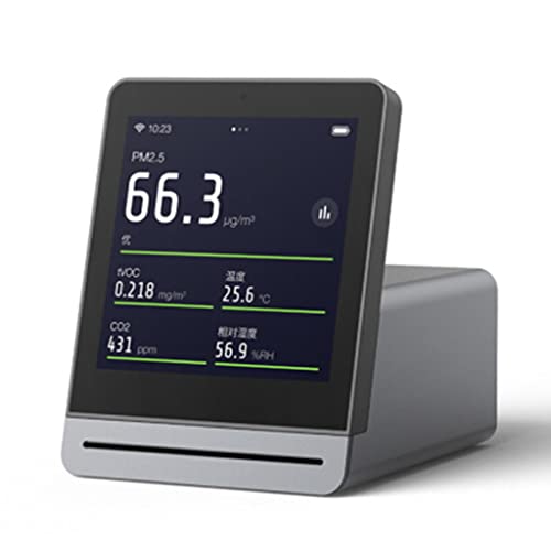 VCDUXMQLK Air Detector IPS Screen Mobile Touch Pm2.5 Monitor for Indoor Outdoor