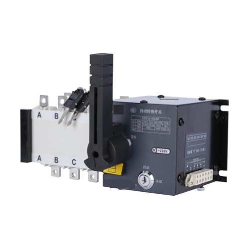 TJIORUO CDQ1S Power Outage Switch Dual Power Automatic Transfer Switch 4P Isolation Type NH42 Three-Phase Four-Wire(CDQ1s-630/4P315A)