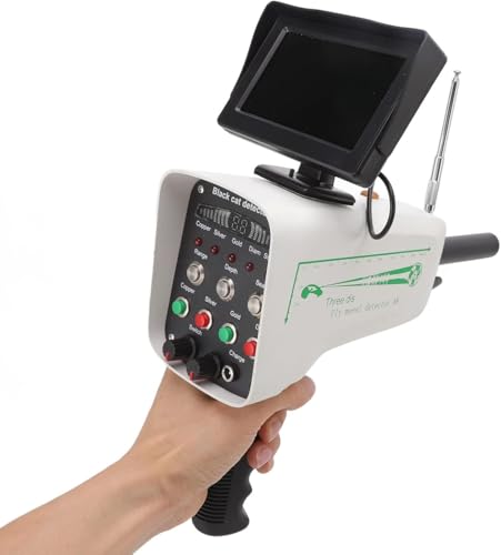 Professional Metal Detector, High Accuracy Gold Silver Copper Finder, Underground Scanner, 30m Depth 1000m Range, Outdoor Prospecting Treasure Hunter