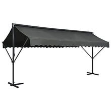 Free Standing Awning 196.9"x118.1" Anthracite