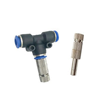 Xiaochen Sprinklers Watering Pipe Fittings 500pcs Mist Cooling Lock Nozzle with Filter 0.1-0.6mm (Color : 0.5mm Orifice)
