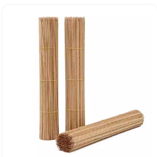 SPXTOM Bamboo Grilling Skewers, Kabob Skewers, Smooth and Burr-Free, Easy to wear Meat, for Cocktail, BBQ, Barbecue, Fruit, 9000pcs