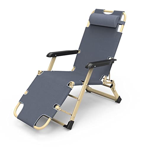 NABEIM Zero Gravity Recliner Outdoor, Patio Seating Metal, Oversize XL Adjustable Folding Padded Lounge Chair with Headrest and Thick Cushion Single Lawn Camping Reclining Chair