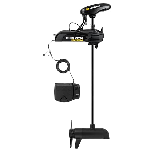 Minn Kota PowerDrive 70 lb Thrust 60" Shaft Dual Spectrum Chirp Sonar Foot Pedal Black