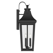 Kichler 30 Inch Cleary 3 Light Outdoor Modern Traditional Wall Light, with Clear Glass in Textured Black, Waterproof Aluminum, (30" H x 10.5" W), 59196BKT