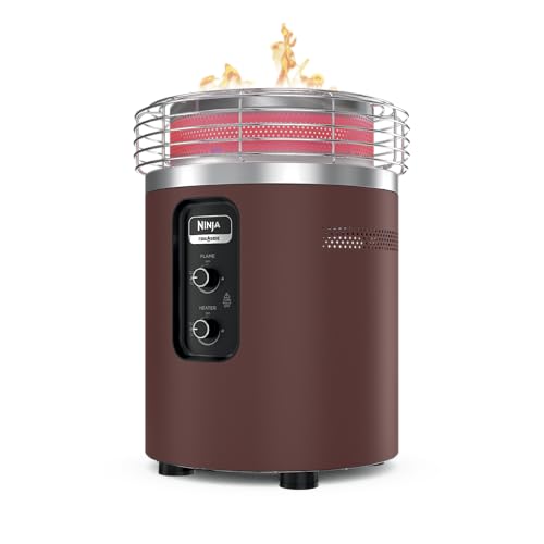 Ninja Fireside360 Fire Pit/Heater, 80,000 BTU, 3 Modes, Rust