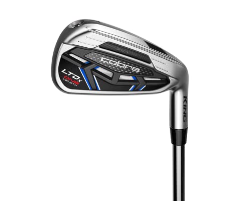 Cobra Golf 2022 LTDX One Length Iron Set Chrome-Red-Blue