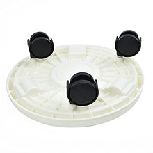SIDUFHAOPKLL Non-slip Flower Pots Bonsai Moving Base Tray Round Universal Wheel Yard Gardening Pot Removable For Plant Succulent(M)
