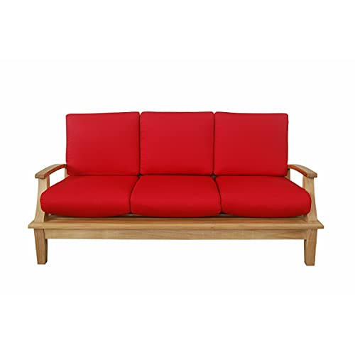 Anderson Teak Patio Lawn Garden Furniture Brianna Deep Seating Sofa + Cushion
