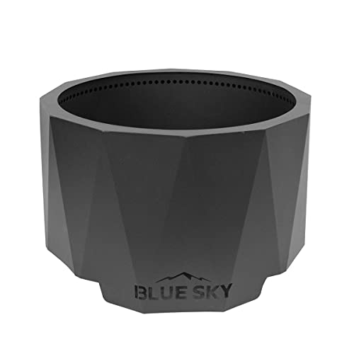 Blue Sky Outdoor Living Round Mammoth Smokeless Patio Fire Pit, Black