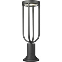 Z-Lite Leland - 12W 1 LED Outdoor Pier Mount in Industrial Style-23 Inches Tall and 7 Inches Wide
