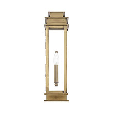 Livex Lighting 20207-01 1-Light Outdoor Wall Lantern, Antique Brass