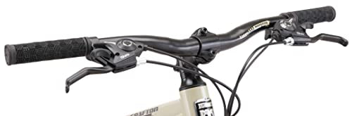 Mongoose Grafton Mountain Bike Hardtail 21-Speed Drivetrain 17-Inch Frame 26-Inch Wheels Tan