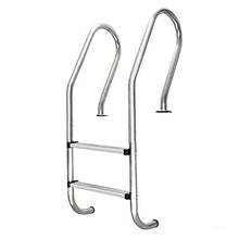 Swimming Pool Handrail 304 Stainless Steel Swimming Pool Grab Rail with 2 Non-Slip Pedals for Garden Backyard Pools/Silver / 1mm (Silver 1mm) (Silver 1mm)