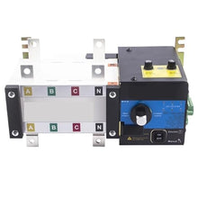 160A 2P ATS Dual Power Automatic Transfer Switch Diesel Generator Control Current Circuit Breaker Switch Single Three Ph(160A 2P)