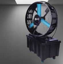 Mobile Industrial Mist Fan, High Power Water Cooling Spray Fan for Workshop