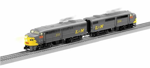 LIONEL TRAINS Louisville & Nashville Legacy FA-2 AA Diesel Locomotives #311#314 Natural Color
