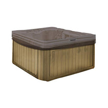 Hot Tub Cover/Spa Cover 18 Oz Waterproof - 100% Weather Resistant Outdoor Square Spa Cover with Elastic for Snug Fit (14" H x 85" W x 85" D, Coffee)