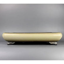 thalo Planter Pots Plant Planter Purple Clay Colored Glaze Bonsai Flower Pot Handmade Rectangular Shallow Pot Plant Container Accessories