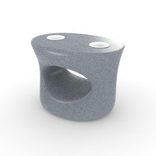Tenjam Splash Series Amped Side Table for in Pool use, in Pool Side Table for sunshelf use and Water Depths up to 10" (Gray Granite New)