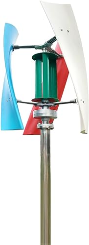 Wind Turbine Generator Kit 8000W 3 Blade Portable Vertical Helix Wind Power Turbine Generator Kit with Charge Controller,220v