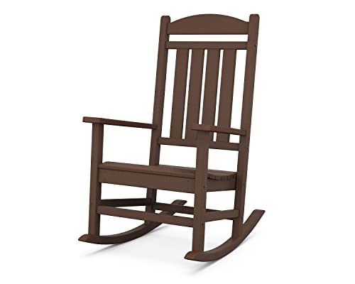 POLYWOOD Presidential Rocking Chair in Mahogany
