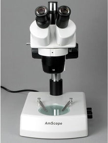 AmScope Trinocular Stereo Microscope 10X-60X White