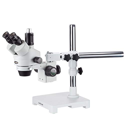AmScope SM-3TY Trinocular Stereo Zoom Microscope 7X-90X Magnification