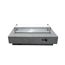 Elementi Hampton 56" Propane Concrete Outdoor Fire Pit Table Bundle