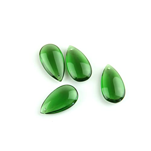 38mm/50mm Dark Green Water Drop Prisms for Lighting Crystal Chandelier Suncatcher Ornament Lighting Lamp Hanging Decoration,50mm 100pcs
