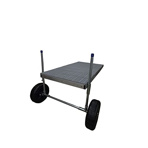 Patriot Docks 24ft Low Pro Aluminum Frame Dock Kit with Reinforced Poly Decking