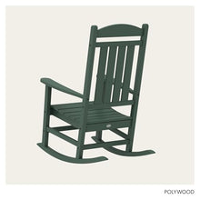 POLYWOOD Presidential Rocking Chair in Green