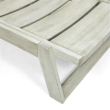 Noble House Maki Outdoor Acacia Wood Chaise Lounge Set of 4 Gray Wash
