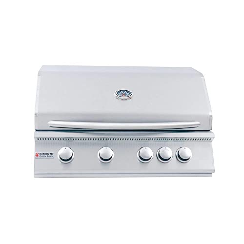 RJC32ALP Premier 32"" with Liquid Propane Stainless Steel Gas Burners Electronic Sure-Strike Ignition Rear Burner Up to 60000 BTUs