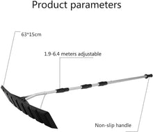 JYXYXSCP Snow Shovel Roof Snow Rake, Adjustable Snow Shovel, with Aluminum Alloy Frame, for Removing Snow from The Roof
