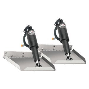 LENCO MARINE 9"x9" Edgemount Trim Tab Kit No Switch Black