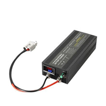 sujeniir 12V 50A Lifepo4 Charger 14.6V 12.8V Lithium Battery Charger 100-240V for Lifepo4 RV Battery Solar Battery Outdoor Power Charging(12.8V 50A Clip,EU Plug)