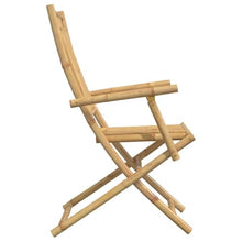 LKJVFCPW Set of 8 Foldable Garden Chairs, Bamboo Outdoor Patio Dining Chairs, Portable Lightweight Weather-Resistant Seating for Backyard Deck Lawn, Brown