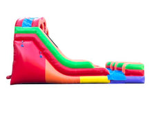 TentandTable 15FT Commercial Inflatable Double Water Slide, Rainbow